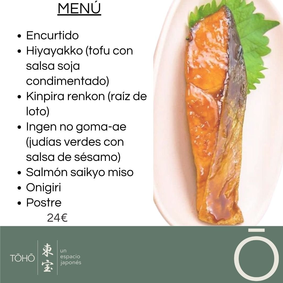 Menú teishoku (menú del día)