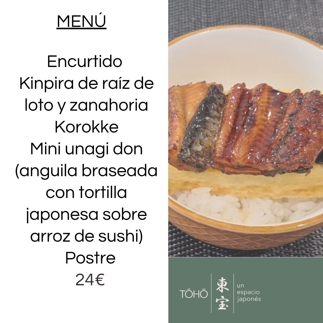 Menú teishoku (menú del día)