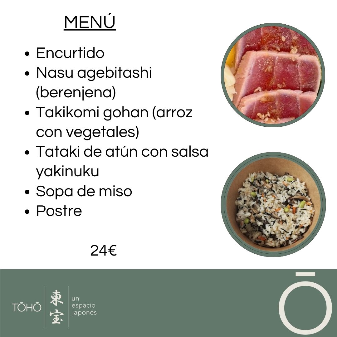 Menú teishoku (menú del día)