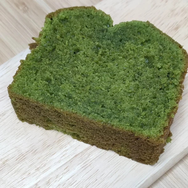 bizcocho de te matcha