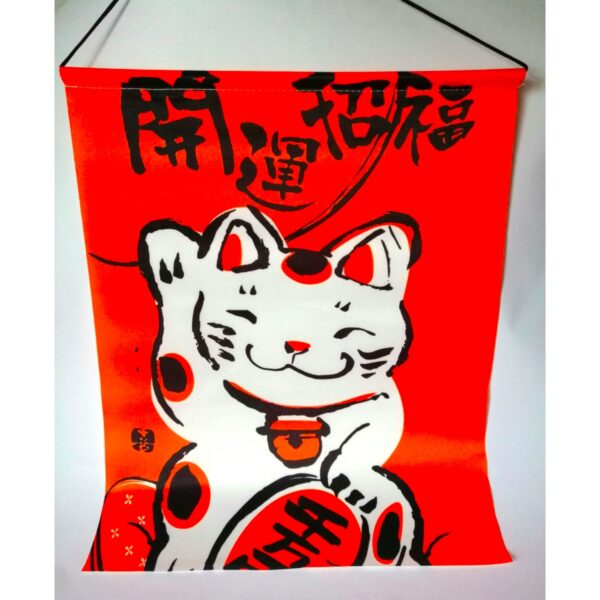 Noren pequeño maneki neko