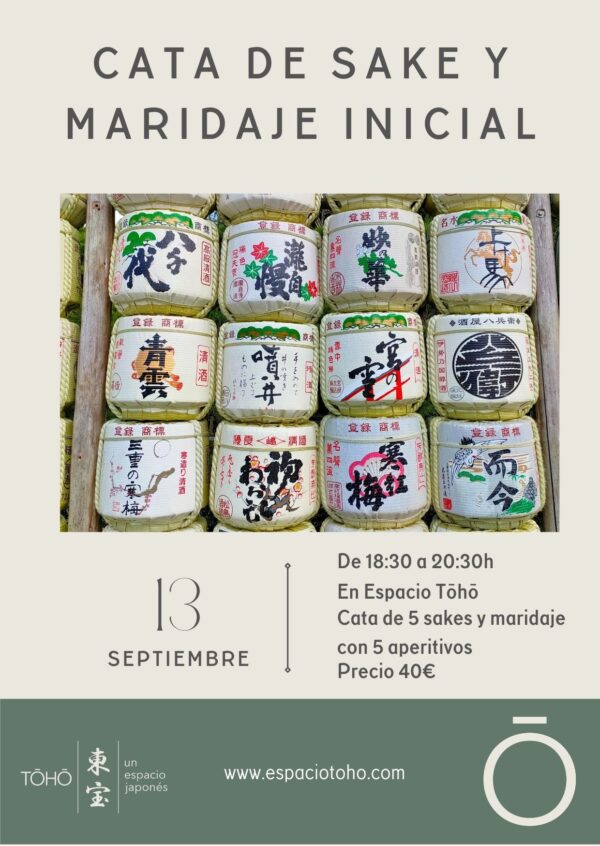 Cata de sake y maridaje inicial
